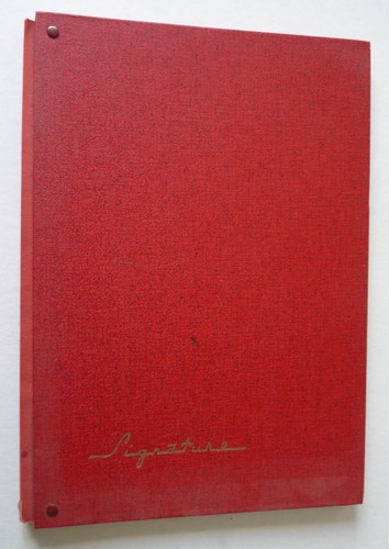 Parapheur pour signature toile
