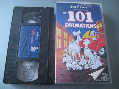 Vhs les 101 dalmatiens - vhs/les,