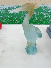 HAIRON  EN PATTE DE VERRE DAUM