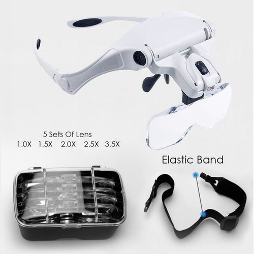 Casque loupe frontale lunette - loupe,