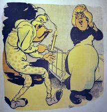 ESTAMPE HUMORISTIQUE 1899