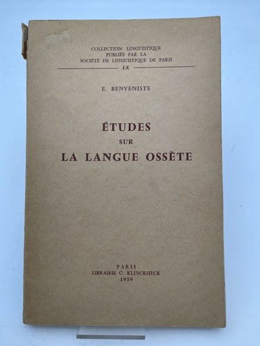 Etude sur langue ossète - etude,