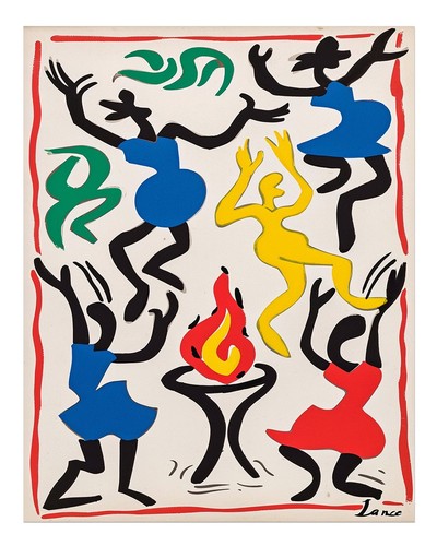 Art mural danse vivante - art, de