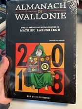 WALLONIE, Almanach 2018 Noir Dessin - Yannick Delairesse, Wallon, vues....