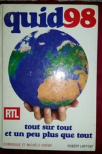 livre QUID 98 / tbe - DOMINIQUE ET MICHELE FREMY - robert LAFFON