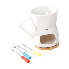 Pot à fondue au chocolat, pot à cire, chauffe-beurre pour fête