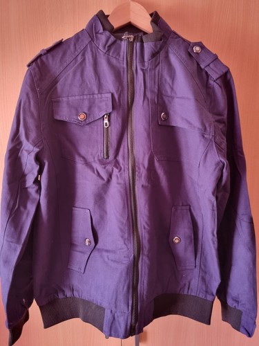 Blouson toile mixte - en, couleur