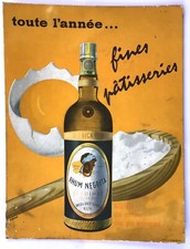 ANCIEN CARTON PUBLICITAIRE RHUM NEGRITA BARDINET BORDEAUX WEST & EAST INDIES RUM