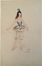 LEON ZACK PROJET DE COSTUMES ATELIER MANNATI ANNEES 20