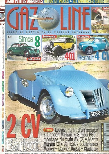 Gazoline 2cv barbot - n°91,