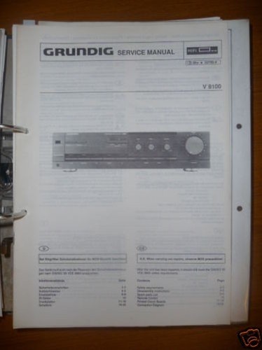 Manuel service grundig v - service,