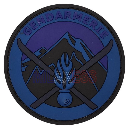 Rondache montagne bleu pvc - bleu,
