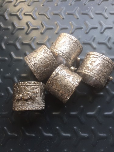 Set antique solid - of, silver
