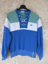 Sweat LACOSTE TIM S.A années 80 vintage sport coton made in France 3 174 M