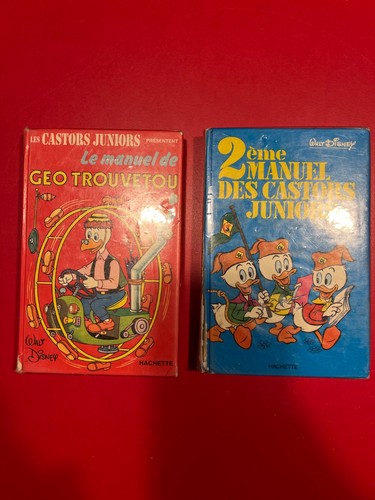 Lot livres manuel castor - 2, "manuel