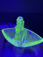 Salière , poivrière en ouraline Ancre Marine Décor Marin Saloir Ancien