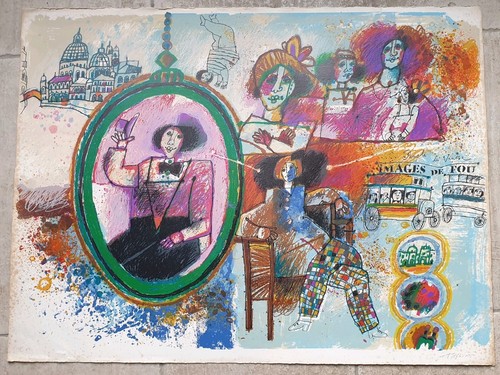 Lithographie theo tobiasse - lithographie,