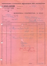 1960 FONDERIES ET ATELIERS MECANIQUE P QUERUEL LORFEUVRE A FLERS - M. ROUSSEA