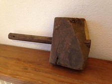 ancienne masse en bois marteau