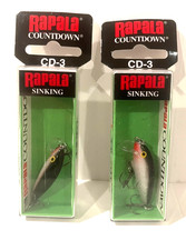 Rapala Countdown  Lot (2) CD-3