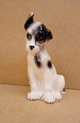 Ancien chien faience - chien, en