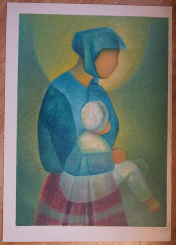 Lithographie louis toffoli - louis,