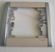 legrand sagane beluga argent  plaque simple 85140  interrupteur prise