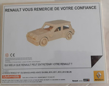 objet publicitaire puzzle RENAULT en bois R5