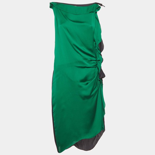 Robe midi volants soie - midi,