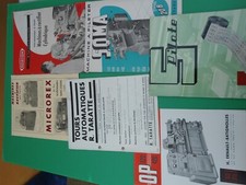 Machines-Outils Industrielles Lot catalogues Publicités 1960 divers