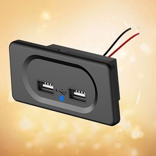 Rapide Double USB Chargeur Prise Panneau pour Moto Auto ATV Bateau De