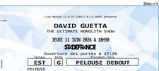 Billet David Guetta et Armin