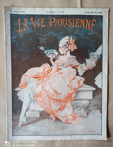 Vie parisienne mai 1923 - parisienne,