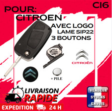 COQUES cles  Citroën 3 boutons Citroën Nemo 2007 à 2016.