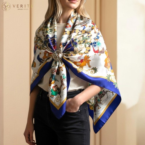 Rare vintage foulard soie - foulard,