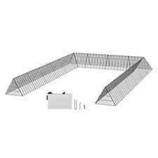 VEVOR Enclos du poulailler tunnel portable 600 x 400 x 61,5 cm pour l'extérieur