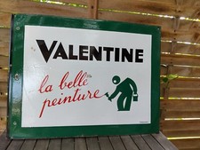 Plaque émaillée double face