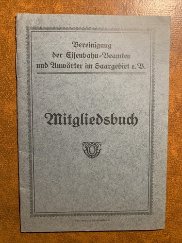 Allemagne livret ausweis 1928 - allemagne,
