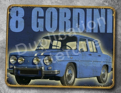 Plaque metal vintage renault - metal, 8