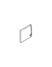 Porte ip40 ik07 pour - ip40, coffret