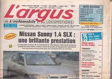 L'ARGUS N°3309 NISSAN SUNNY