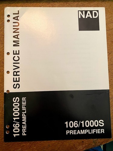 Original nad service manual - service,