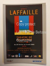 GILBERT LAFAILLE PIANO VOIX THEATRE DE DIX HEURES 2003 carte postale 