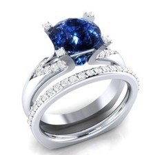 Bague de mariage en or blanc