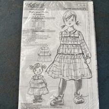 patron poupée Emilie/fillette Modes et Travaux 2012 09 non découpé