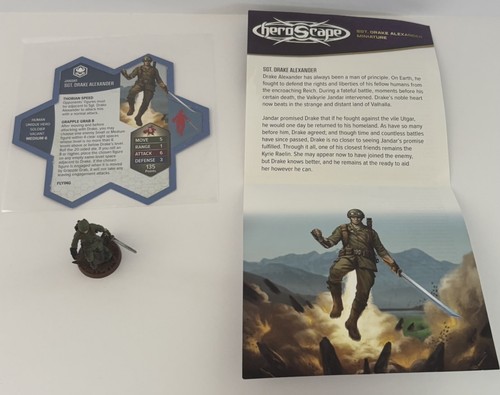 Heroscape sgt drake alexander - sgt.,