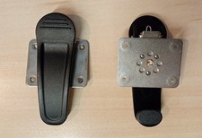 Lot de 2 clips de ceinture ou de poche orientables (fixation par vis)