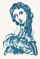 BERNARD JOBIN MARIANNE 1997 lithographie signée