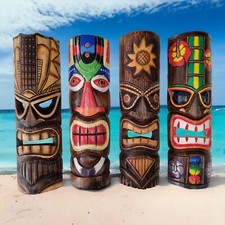 Tiki Totem Masque Mural Bali