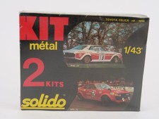 Solido Kit N° 5094 kits TOYOTA CELICA 2 kits RAC 77 et SPA 73 en métal 1/43